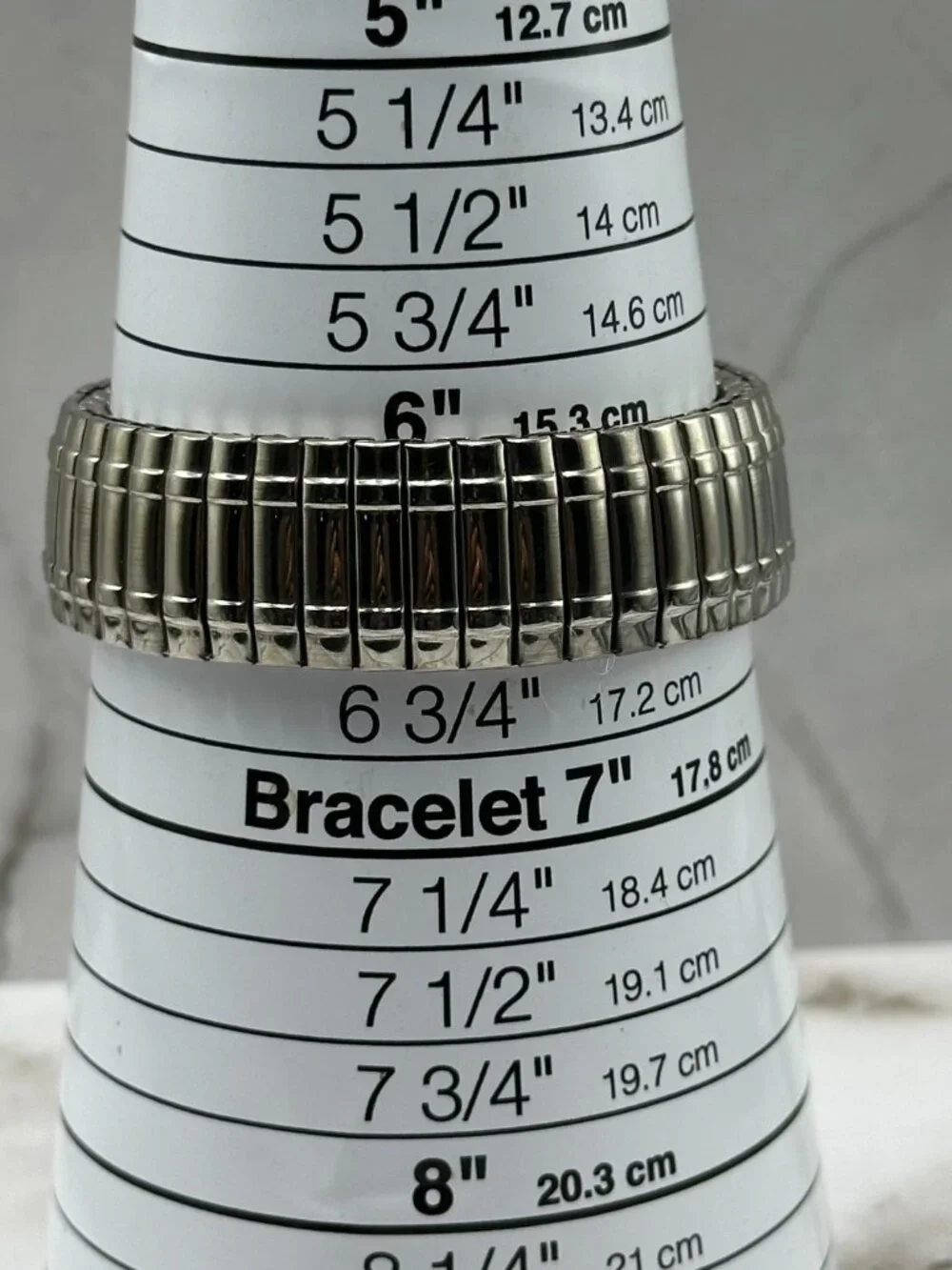 3/$30 Blair Watch Women Silver Tone Black Dial Stretch Band New Battery 6.75